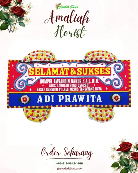 Papan Bunga Ucapan Selamat Noman